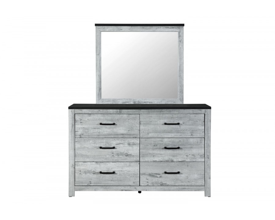 GF - Ozark Gray Wash/Charcoal Dresser