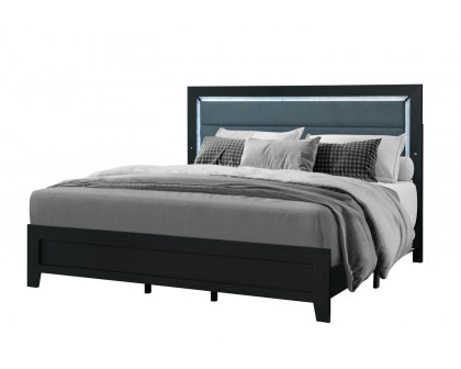 GF Reid Black King Bed Group