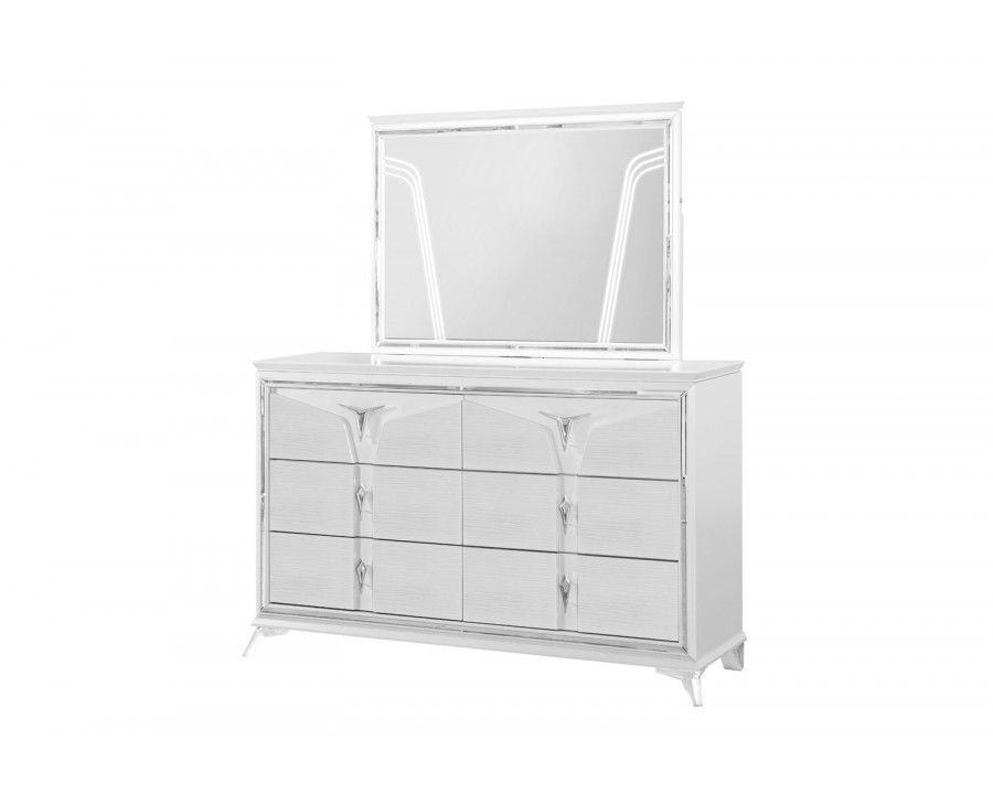 GF - Romo White Dresser