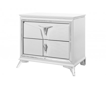 GF - Romo White Nightstand