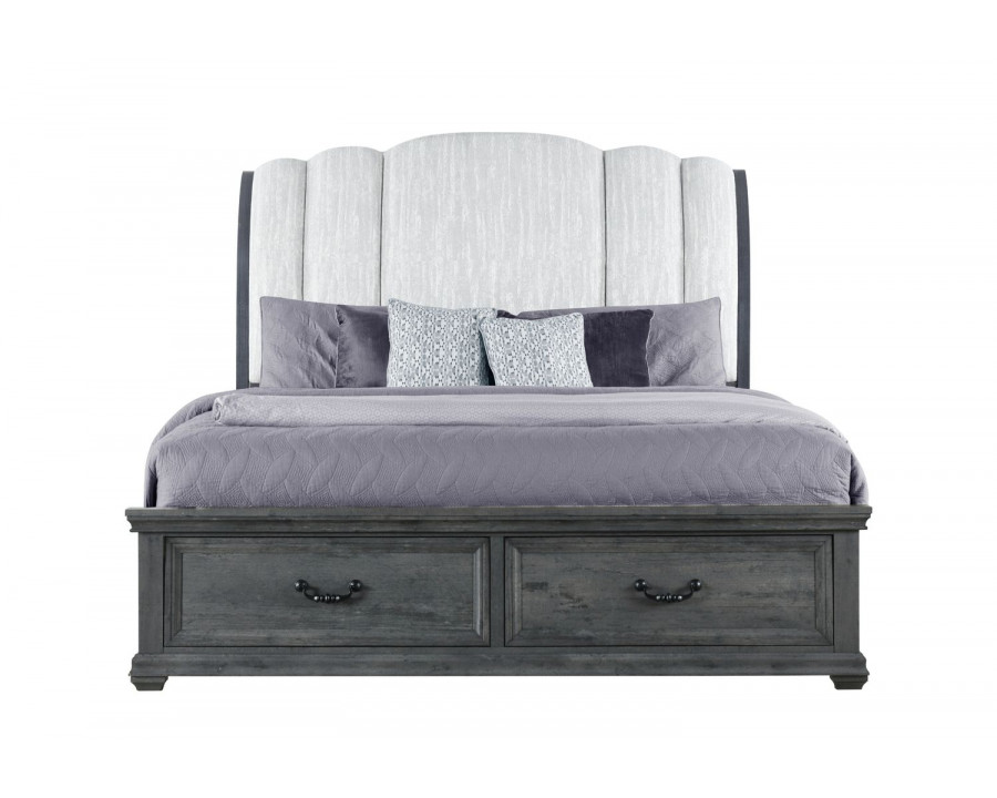 GF Rowan Upholstered Bed, Rowan/Tatum Storage Bed With Storage