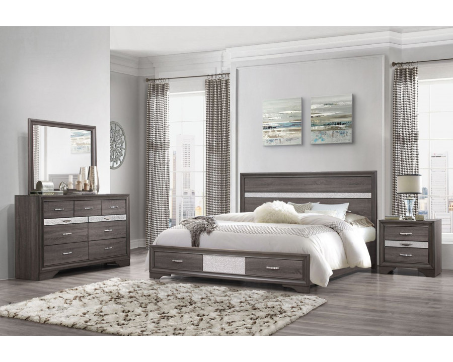 GF Seville Gray Full Bed Group