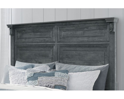 GF Rowan/Tatum Gray Non-Storage, Tatum Gray Panel Bed King Bed w/Out Storage