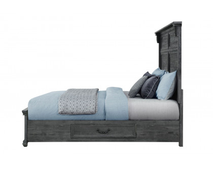 GF Gray Rowan/Tatum Storage, Tatum Panel Bed Bed Storage