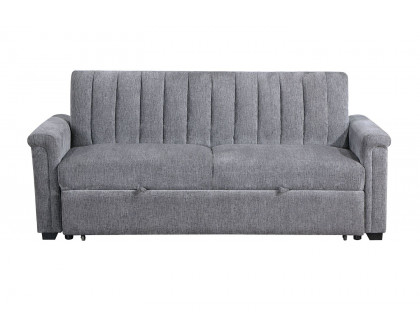 GF - U0201 Dark Gray Pull Out Sofa Bed