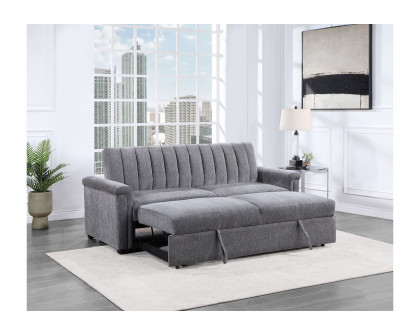 GF - U0201 Dark Gray Pull Out Sofa Bed