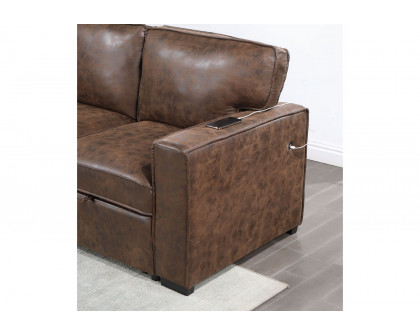 GF U0203 Coffee Pull Out Sofa Bed