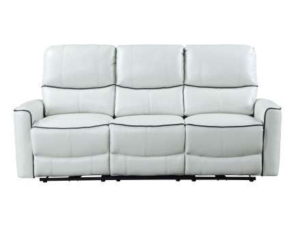 GF - U1790 Light Gray Power Reclining Sofa/Power Console Reclining Loveseat