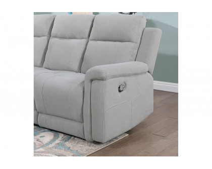 GF - U1797 Gray Console Reclining Loveseat