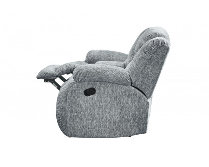 GF U250 Gray Console Reclining Loveseat