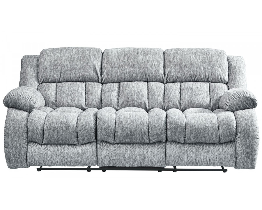 GF U250 Gray Reclining Sofa