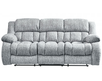 GF U250 Gray Reclining Sofa/Console Reclining Loveseat