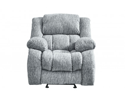 GF U250 Gray Reclining Sofa/Console Reclining Loveseat/Glider Recliner