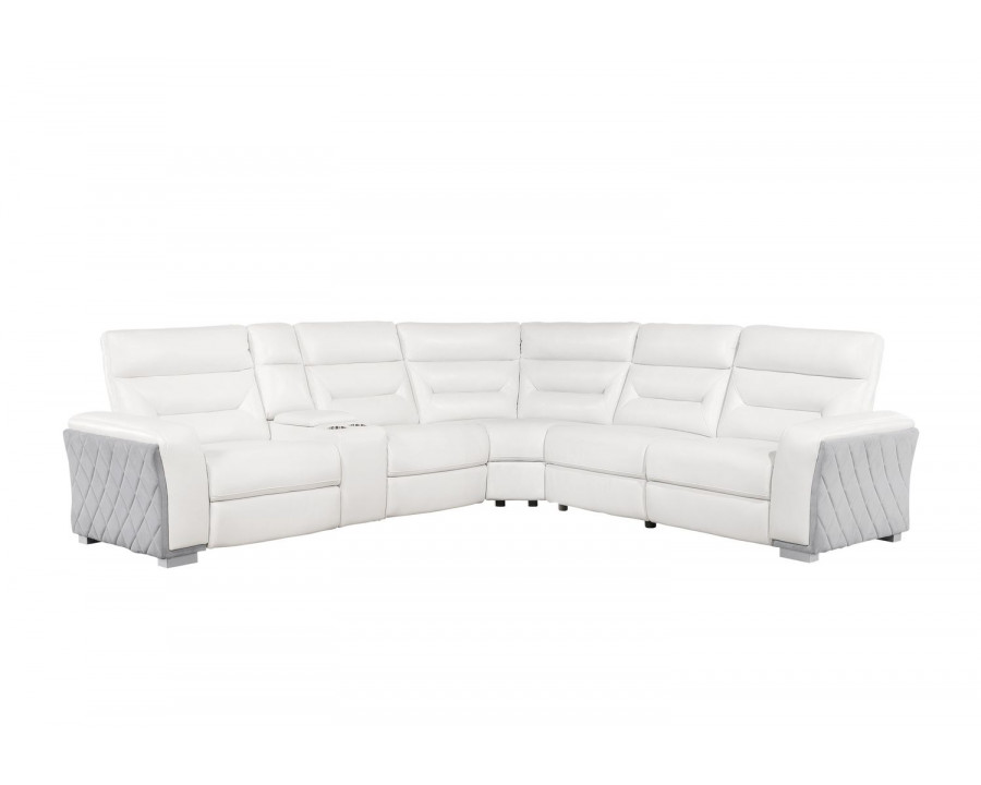 GF - U2682 Blanche White/Gray 33 Sectional