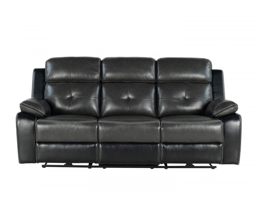 GF - U5050 Blanche Charcoal/Blanche Black Power Power Reclining Sofa