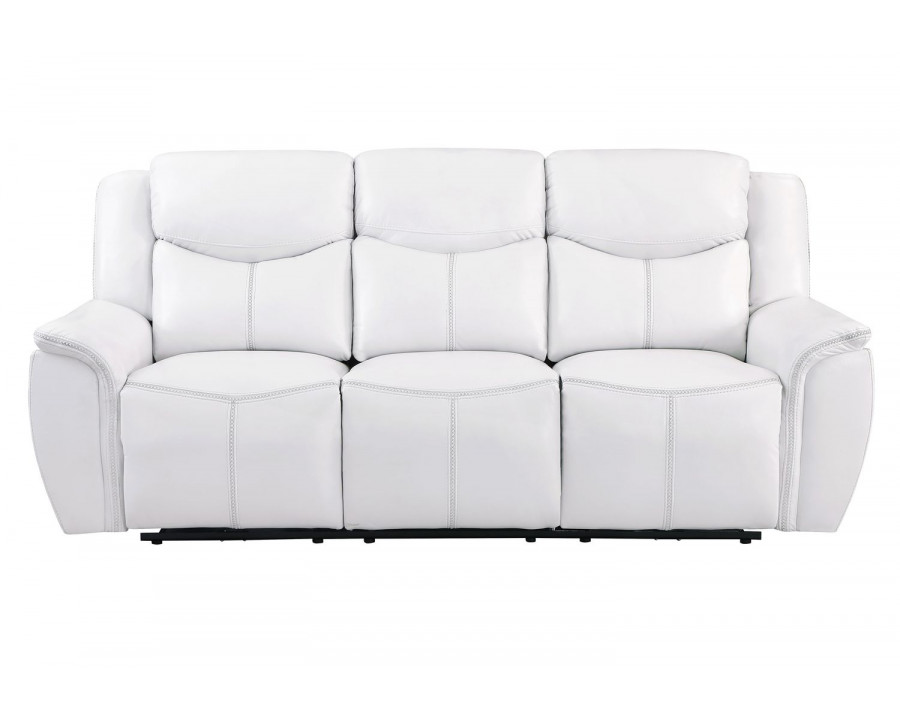 GF - U5987 White Power Reclining Sofa