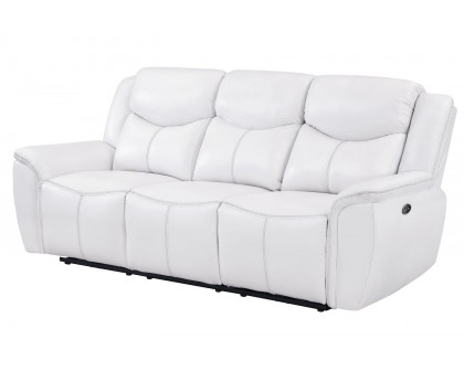 GF - U5987 White Power Reclining Sofa