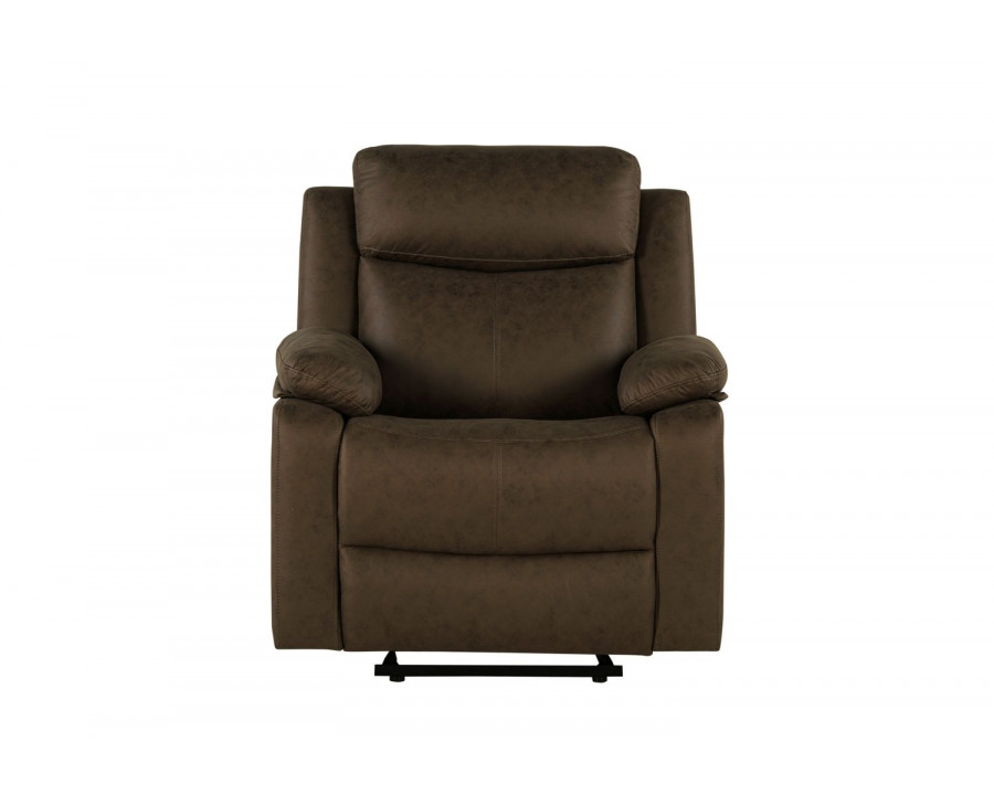 GF - U6026 Dark Brown 5 Glider Recliner