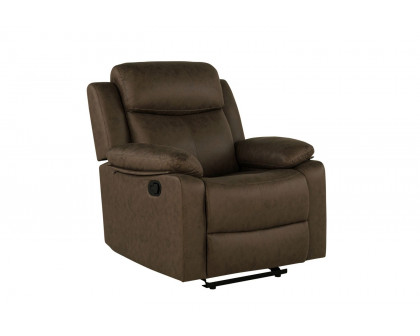 GF - U6026 Dark Brown 5 Glider Recliner