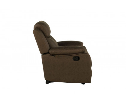 GF - U6026 Dark Brown 5 Glider Recliner