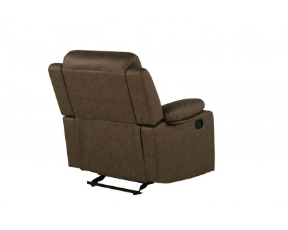 GF - U6026 Dark Brown 5 Glider Recliner