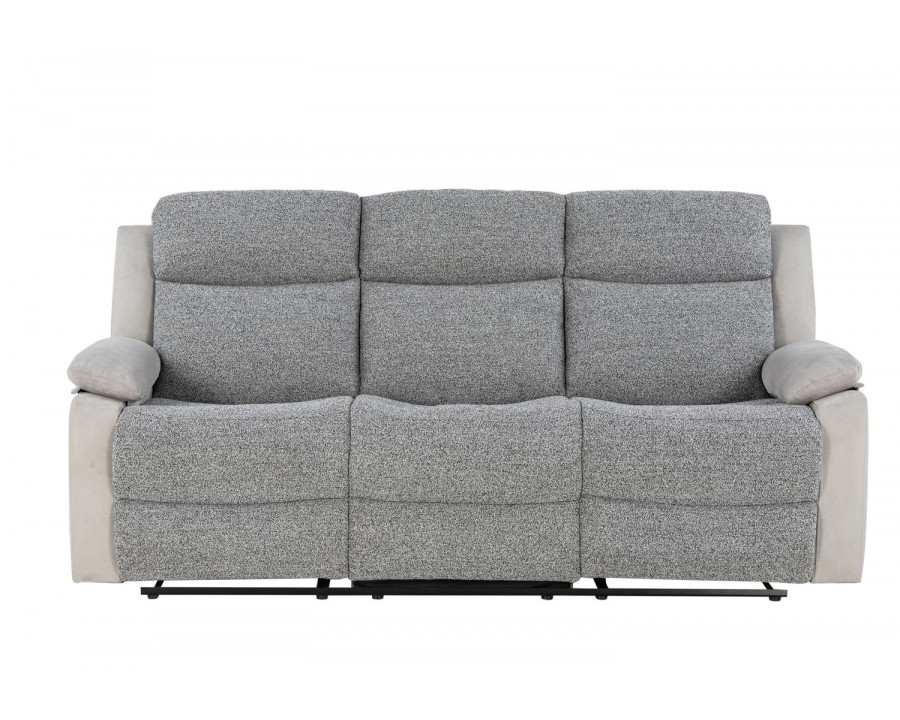 GF - U6027 Gray/White Reclining Sofa