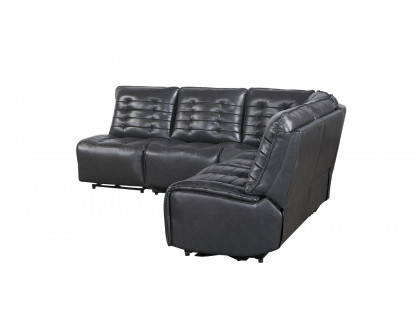 GF U6066 Blanche Charcoal Modular 4 Seater Includes 2 Pwr Ar, 2 Ch