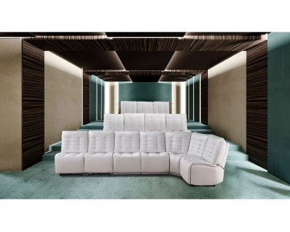 GF U6066 Blanche White Modular 3 Power Sectional Includes 3 Pwr Ar, 1 W, 1 Ch