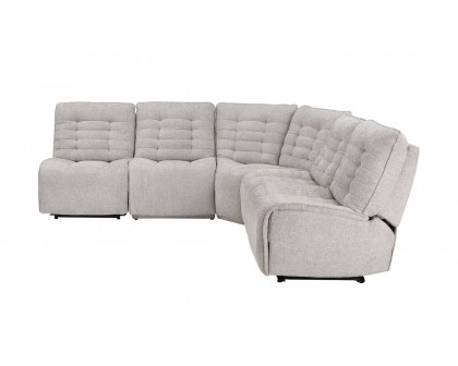 GF U6066 Cream Modular 3 Power Sectional Includes 3 Pwr Ar, 1 Ch, 1 W