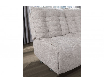 GF U6066 Cream Modular Power Armless Recliner