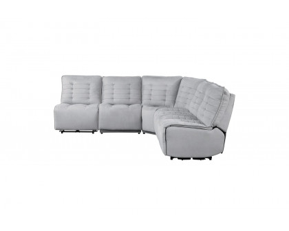 GF U6066 Gray Modular 3 Power Sectional Includes 3 Pwr Ar, 1 W, 1 Ch