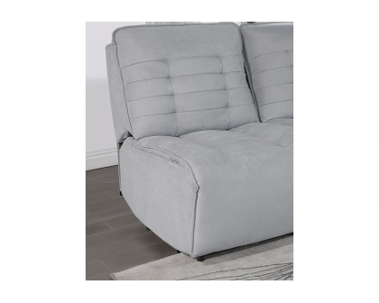 GF U6066 Gray Modular 4 Seater Includes 2 Pwr Ar, 2 Ch