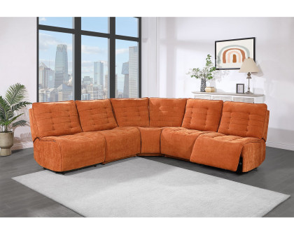 GF U6066 Rust Modular 3 Power Sectional Includes 3 Pwr Ar, 1 W, 1 Ch