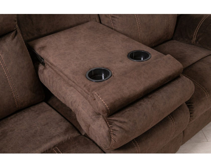 GF U7303 Coffee Reclining Sofa/Console Reclining Loveseat