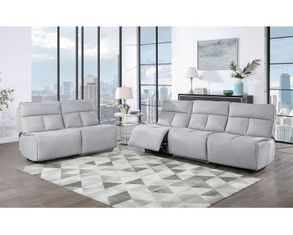 GF U8088 Gray Modular 3 Power Sofa Includes 3 Pwr Ar