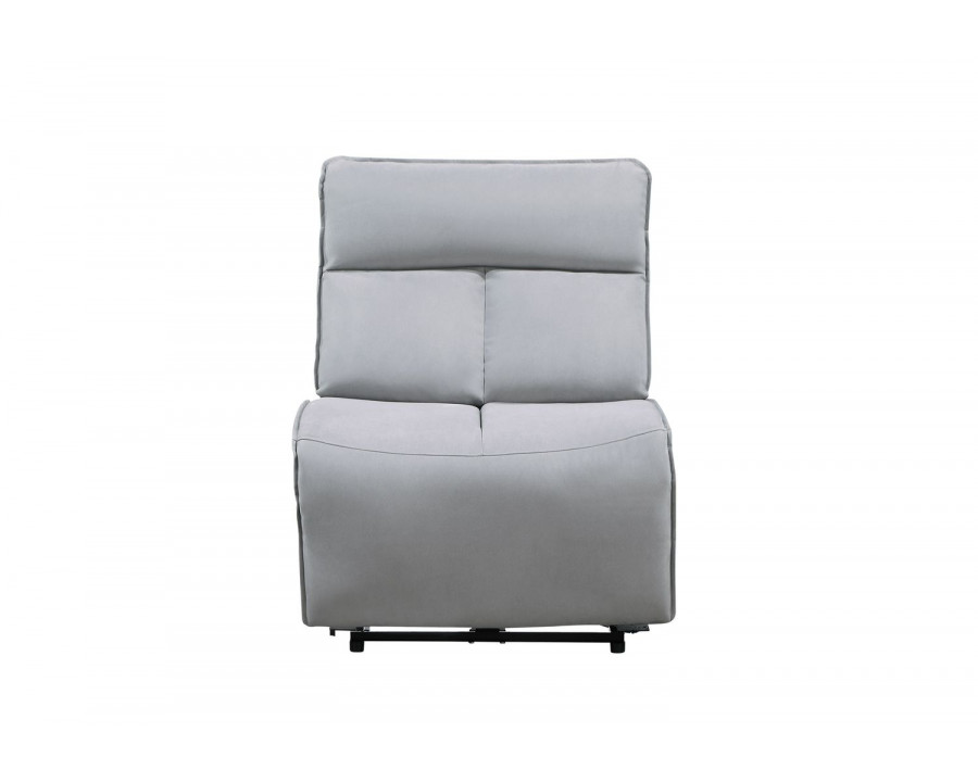 GF U8088 Gray Modular Power Armless Recliner