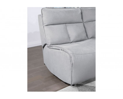 GF U8088 Gray Modular Power Armless Recliner