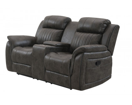 GF - U8517 Gray Console Reclining Loveseat