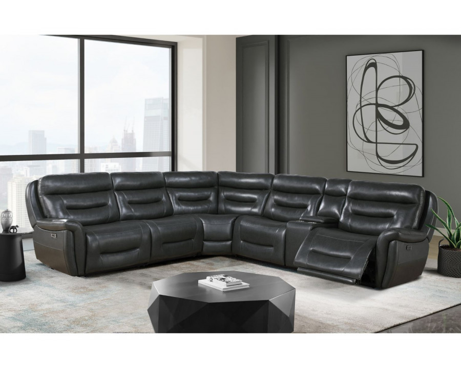 GF U8522 Blanche Charcoal Sectional