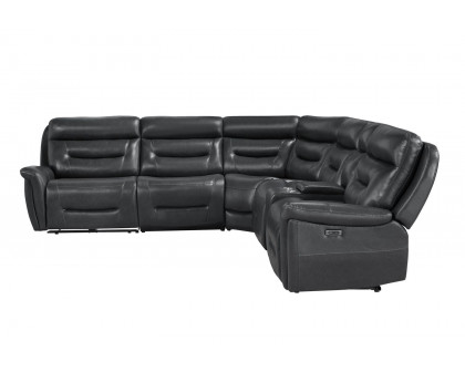 GF U8522 Blanche Charcoal Sectional