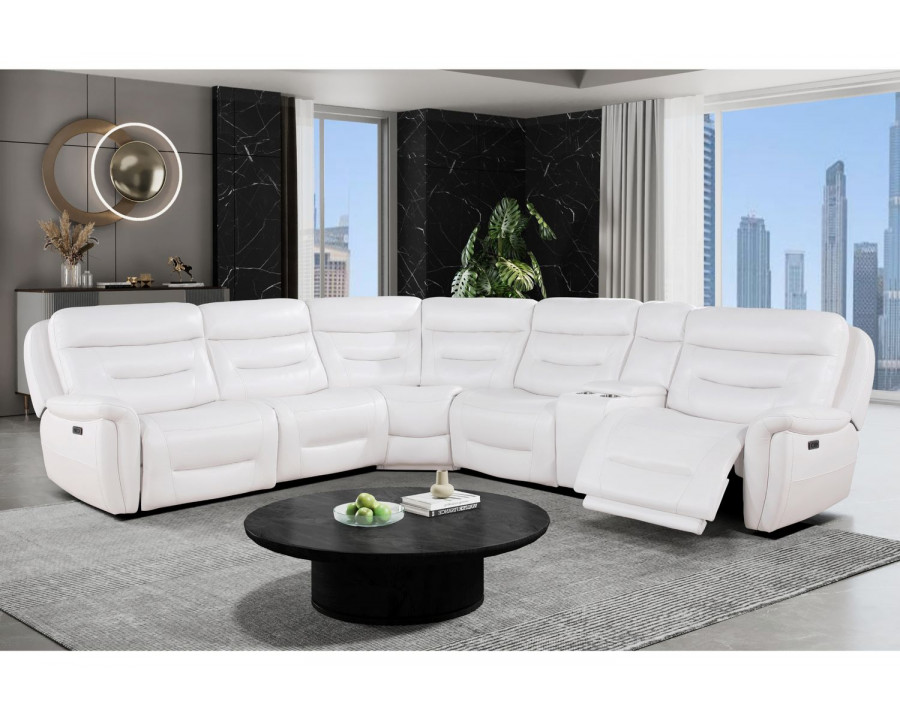 GF U8522 Blanche White Sectional