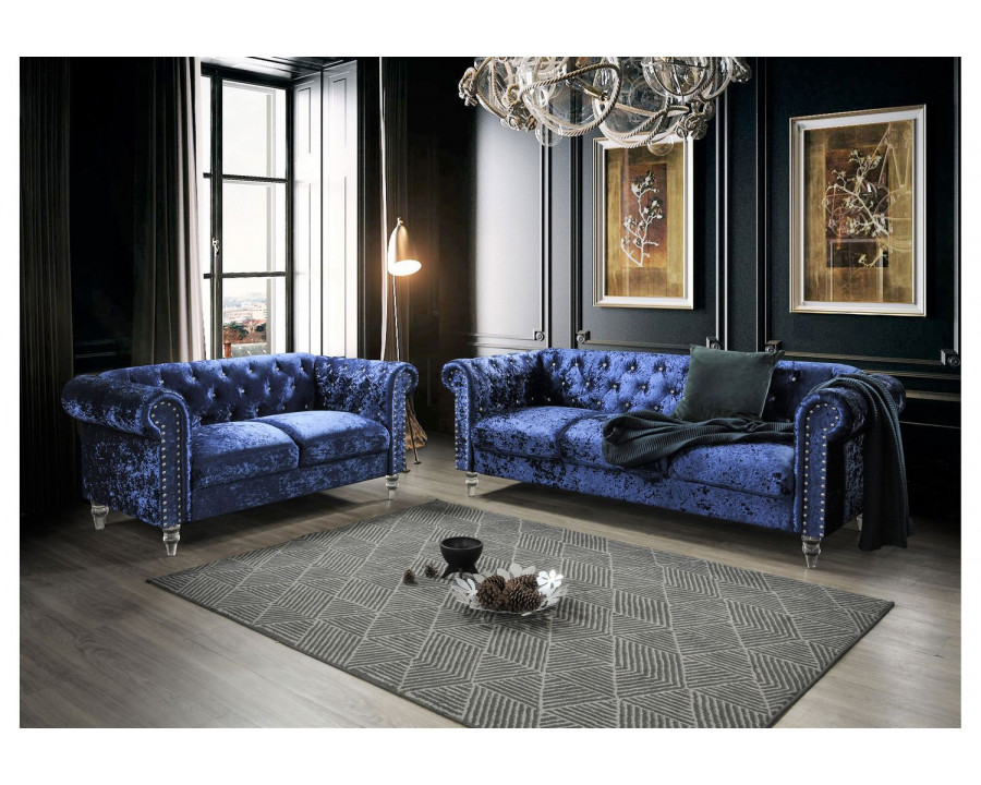 GF - U9550 Blue Sofa/Loveseat