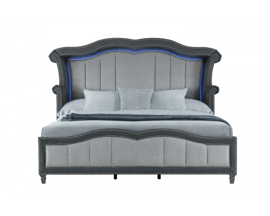 GF Vanna Dark Gray King Bed