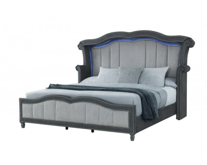 GF Vanna Dark Gray King Bed