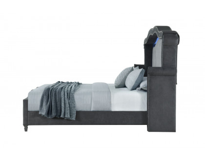 GF Vanna Dark Gray King Bed