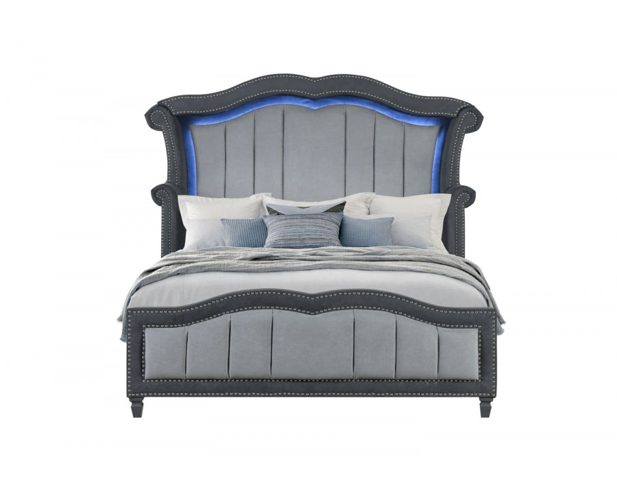 GF Vanna Dark Gray Queen Bed