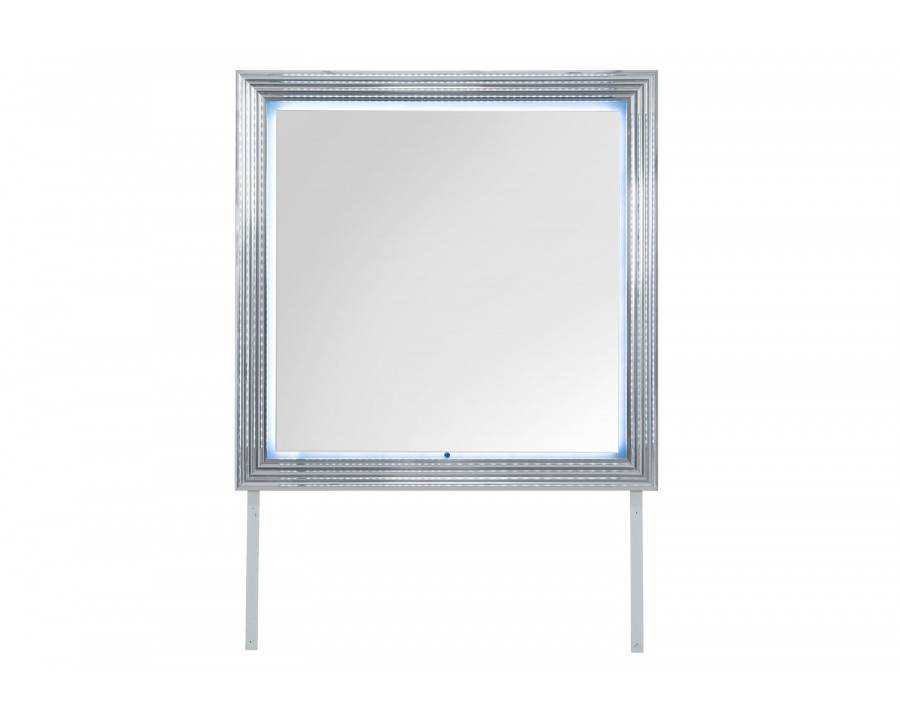 GF Ylime Smooth Silver Mirror With Led