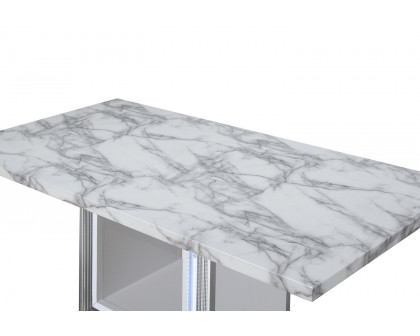 GF - Ylime White Marble Dining Table Dining Table