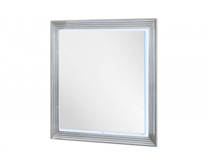 GF - Ylime White Marble Mirror With Led