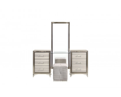 GF - Zambrano Vanity With Led and Vanity Stool